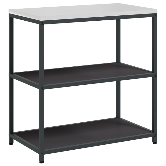 Set de depozitare pentru bucătărie 2 pcs Negru 150 x 50 x 92 cm - WALTI WALTI