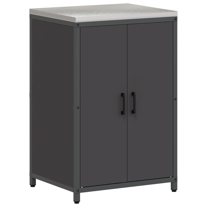 Set de depozitare pentru bucătărie 2 pcs Negru 150 x 50 x 92 cm - WALTI WALTI