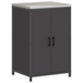 Set de depozitare pentru bucătărie 2 pcs Negru 150 x 50 x 92 cm - WALTI WALTI