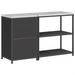 Set de depozitare pentru bucătărie 2 pcs Negru 150 x 50 x 92 cm - WALTI WALTI