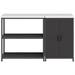 Set de depozitare pentru bucătărie 2 pcs Negru 150 x 50 x 92 cm - WALTI WALTI