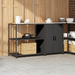 Set de depozitare pentru bucătărie 2 pcs Negru 150 x 50 x 92 cm - WALTI WALTI