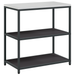 Set de depozitare pentru bucătărie 3 pcs Negru 210 x 50 x 92 cm - WALTI WALTI