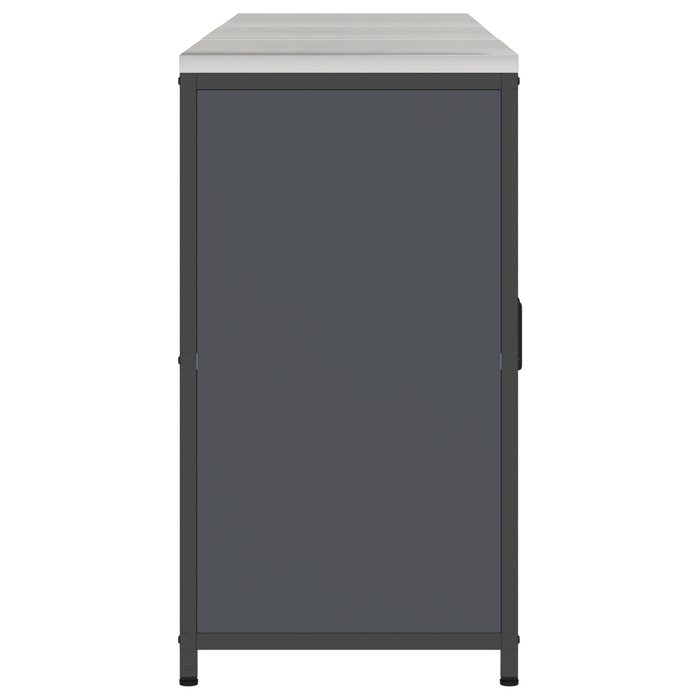 Set de depozitare pentru bucătărie cu raft cu depozitare cu ușă 3 pcs Antracit - WALTI WALTI