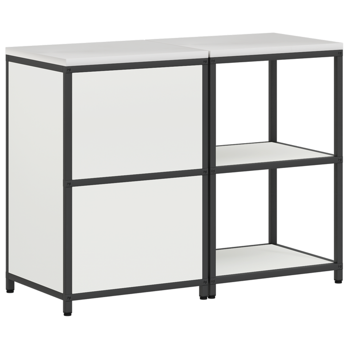 Set de depozitare pentru bucătărie 2 pcs Alb 120 x 50 x 92 cm - WALTI WALTI