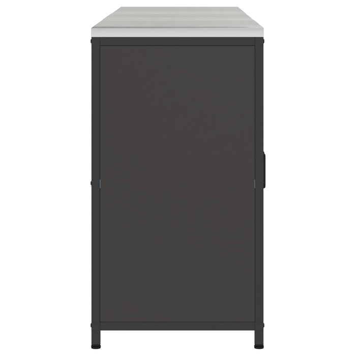 Set de depozitare pentru bucătărie 3 pcs Negru 180 x 50 x 92 cm - WALTI WALTI