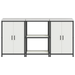 Set de depozitare pentru bucătărie 3 pcs Alb 180 x 50 x 92 cm - WALTI WALTI