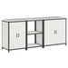 Set de Depozitare pentru Bucătărie 3 pcs Alb 210 x 50 x 92 cm - WALTI WALTI