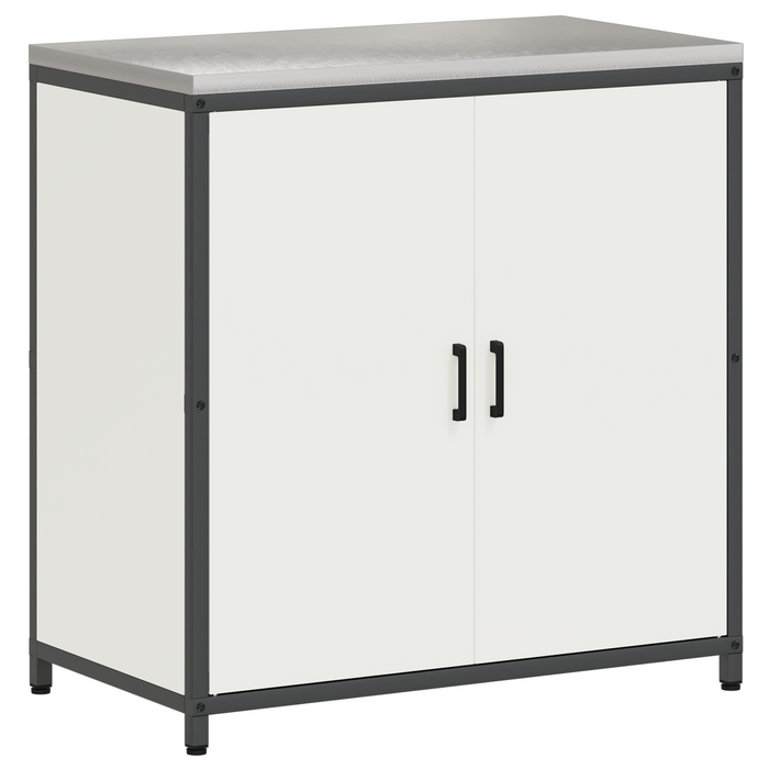 Set de Depozitare pentru Bucătărie 3 pcs Alb 210 x 50 x 92 cm - WALTI WALTI