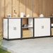 Set de Depozitare pentru Bucătărie 3 pcs Alb 210 x 50 x 92 cm - WALTI WALTI