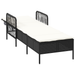 Șezlong Negru și crem PE Rattan 157 x 55 x 92 cm - WALTI WALTI