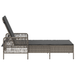 Șezlong Gri și gri închis Ratan PE 157 x 55 x 92 cm Șezlong - WALTI WALTI