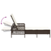 Set de șezlonguri Set de 3 Maro și alb crem rattan PE, metal - WALTI WALTI