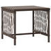 Set de șezlonguri Set de 3 Maro și alb crem rattan PE, metal - WALTI WALTI