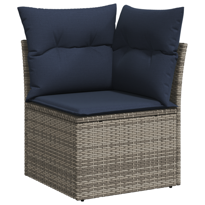 | Canapea de grădină | cu pernă Gri 62 x 62 x 69 cm poliratan WALTI