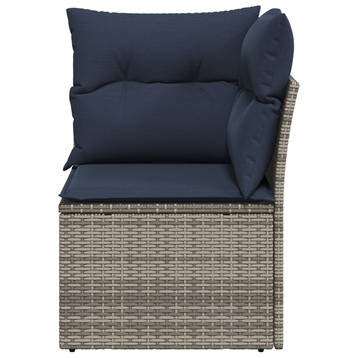 | Canapea de grădină | cu pernă Gri 62 x 62 x 69 cm poliratan WALTI