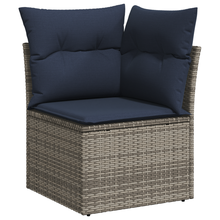 | Canapea de grădină | cu pernă Gri 62 x 62 x 69 cm Rattan poli WALTI