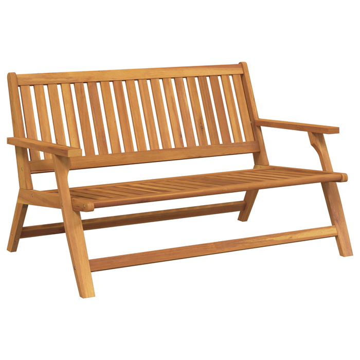 Bancă de grădină 122.5x77x74 cm Lemn masiv de acacia - WALTI WALTI
