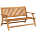Bancă de grădină 122.5x77x74 cm Lemn masiv de acacia - WALTI WALTI