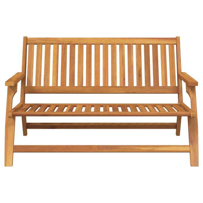 Bancă de grădină 122.5x77x74 cm Lemn masiv de acacia - WALTI WALTI
