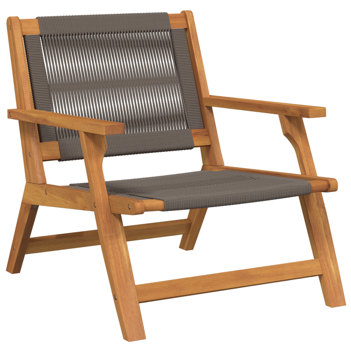 Scaune de grădină 2 buc Gri 67x78x73 cm Lemn de acacia - WALTI WALTI