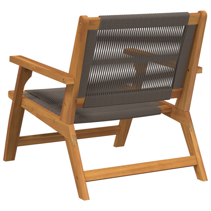 Scaune de grădină 2 buc Gri 67x78x73 cm Lemn de acacia - WALTI WALTI