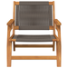 Scaune de grădină 2 buc Gri 67x78x73 cm Lemn de acacia - WALTI WALTI