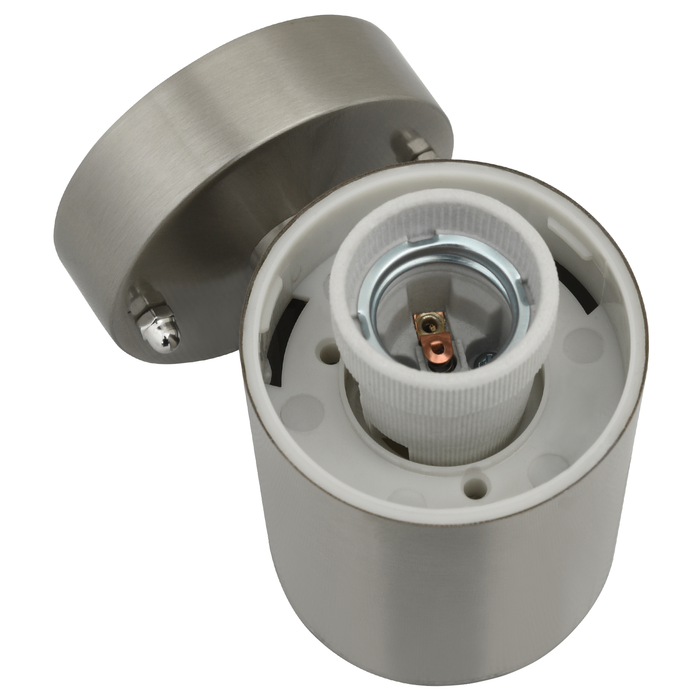 Lămpi de perete de exterior, 2 buc., argintiu, oțel inox. IP44 - WALTI WALTI