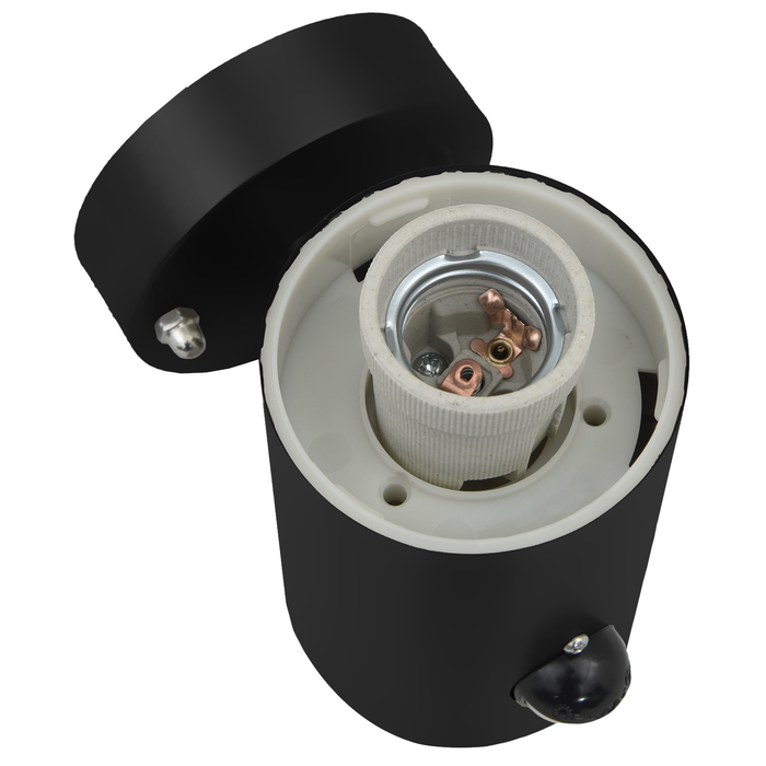 Lămpi perete exterior cu senzor, 2buc. negru oțel inox. IP44 - WALTI WALTI