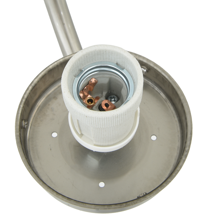 Lampă de perete de exterior, argintiu, oțel inox. IP44 - WALTI WALTI