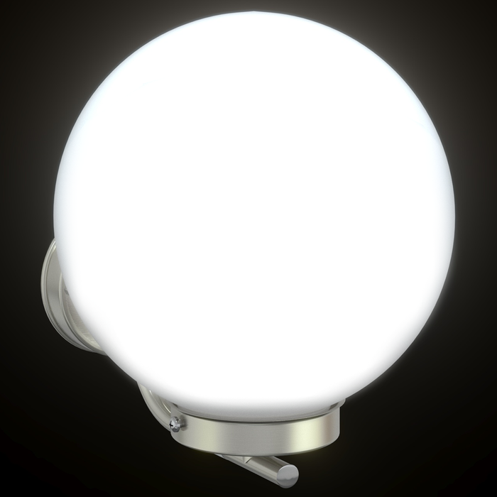 Lampă de perete de exterior, argintiu, oțel inox. IP44 - WALTI WALTI