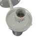 Lampi de perete pentru exterior 2 buc Silver Inox IP44 - WALTI WALTI