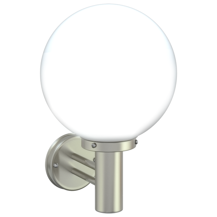 Lampi de perete pentru exterior 2 buc Silver Inox IP44 - WALTI WALTI