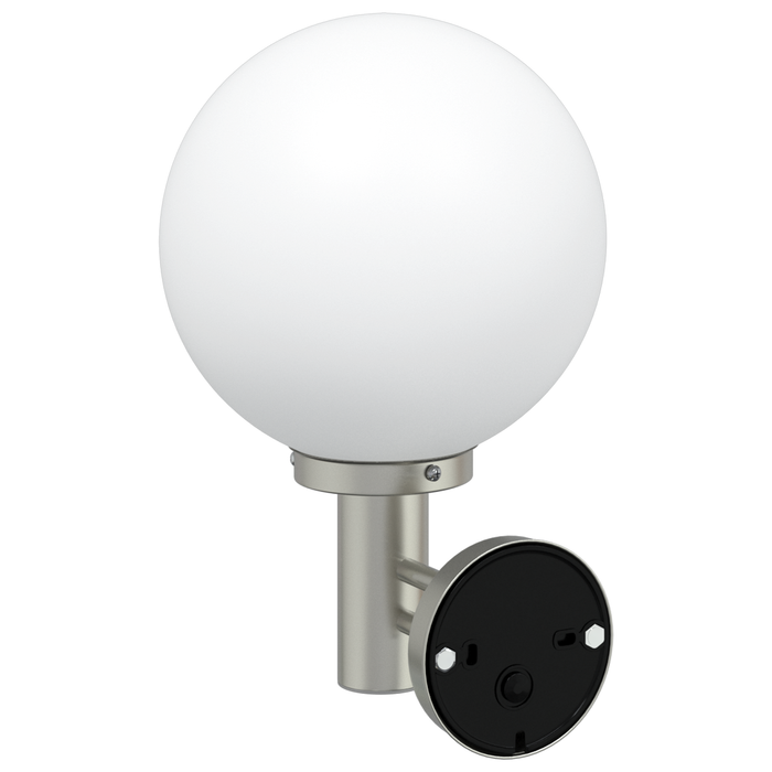 Lampi de perete pentru exterior 2 buc Silver Inox IP44 - WALTI WALTI