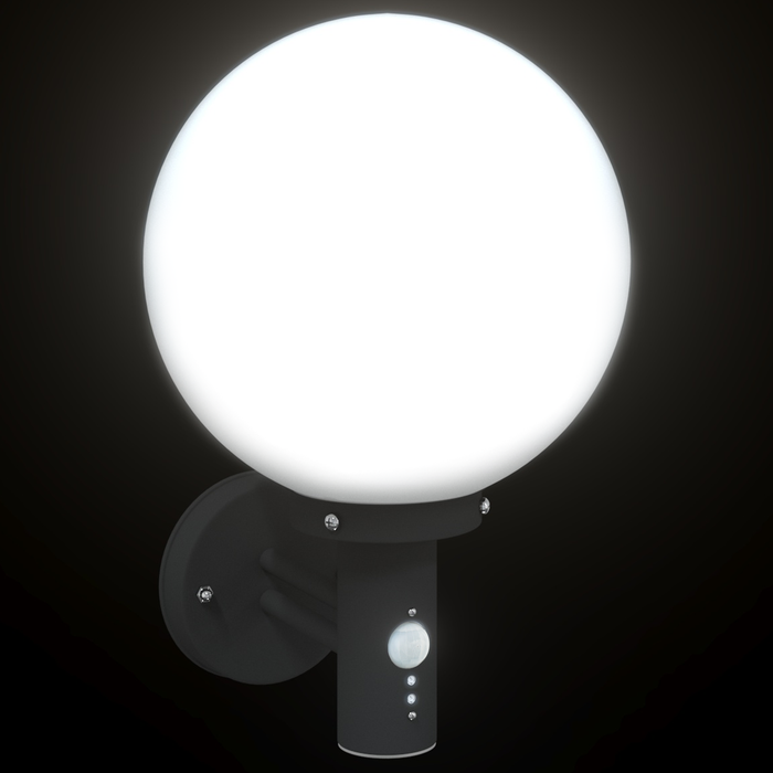 Aplice de Perete Exterioare cu Senzor 2 piese Negru Oțel Inoxidabil IP44 - WALTI WALTI