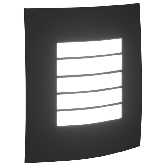 Lămpi de perete externe 2 pcs negru inoxidabil IP44 - WALTI WALTI