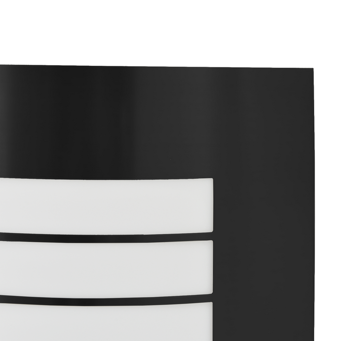 Aplica de perete cu senzor 2 buc negru oțel inoxidabil IP44 - WALTI WALTI