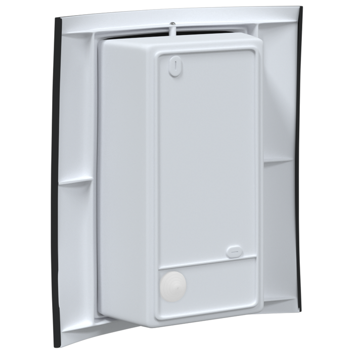 Aplica de perete cu senzor 2 buc negru oțel inoxidabil IP44 - WALTI WALTI