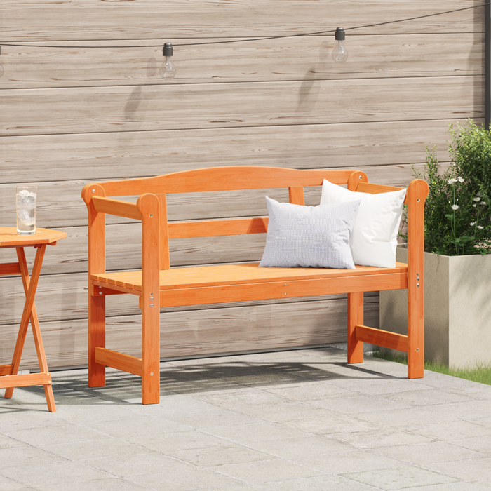 Bancă de exterior, acacia, 119x76x44 cm, lemn masiv de pin - WALTI WALTI