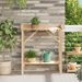 Masă plantare de grădină, 75x40x90 cm, lemn masiv pin - WALTI WALTI