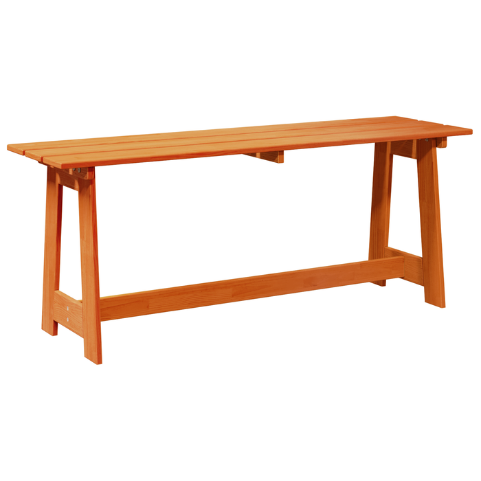 Bancă de exterior, acacia, 119x35x47 cm, lemn masiv de pin - WALTI WALTI