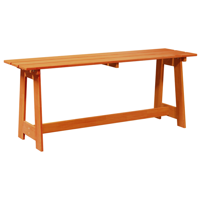 Bancă de exterior, acacia, 119x35x47 cm, lemn masiv de pin - WALTI WALTI