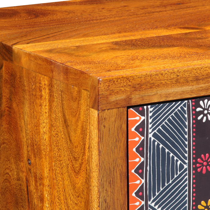 Dulap lateral, 40x35x45 cm, lemn masiv de acacia - WALTI WALTI