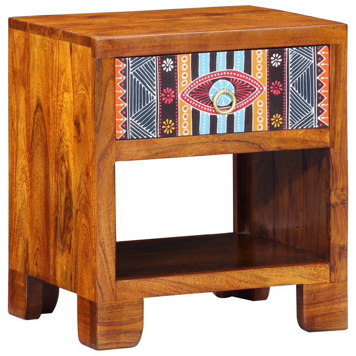 Dulap lateral, 40x35x45 cm, lemn masiv de acacia - WALTI WALTI