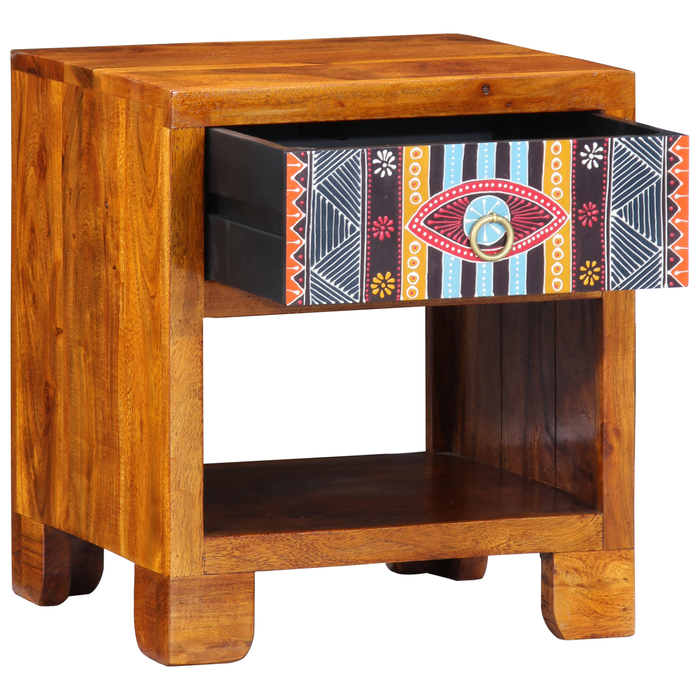 Dulap lateral, 40x35x45 cm, lemn masiv de acacia - WALTI WALTI