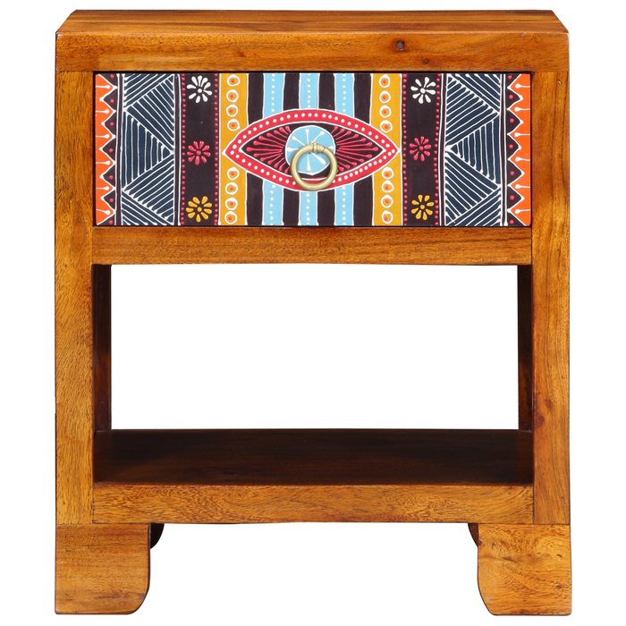Dulap lateral, 40x35x45 cm, lemn masiv de acacia - WALTI WALTI