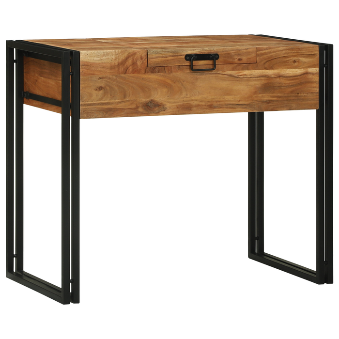 Masă de Toaletă 90x50x75 cm Lemn Solid de Acacia - WALTI WALTI