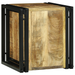 Raft de vin 34.5 x 35 x 39 cm Lemn solid Lemn de mango brut - WALTI WALTI