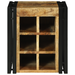 Raft de vin 34.5 x 35 x 39 cm Lemn solid Lemn de mango brut - WALTI WALTI