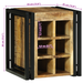 Raft de vin 34.5 x 35 x 39 cm Lemn solid Lemn de mango brut - WALTI WALTI